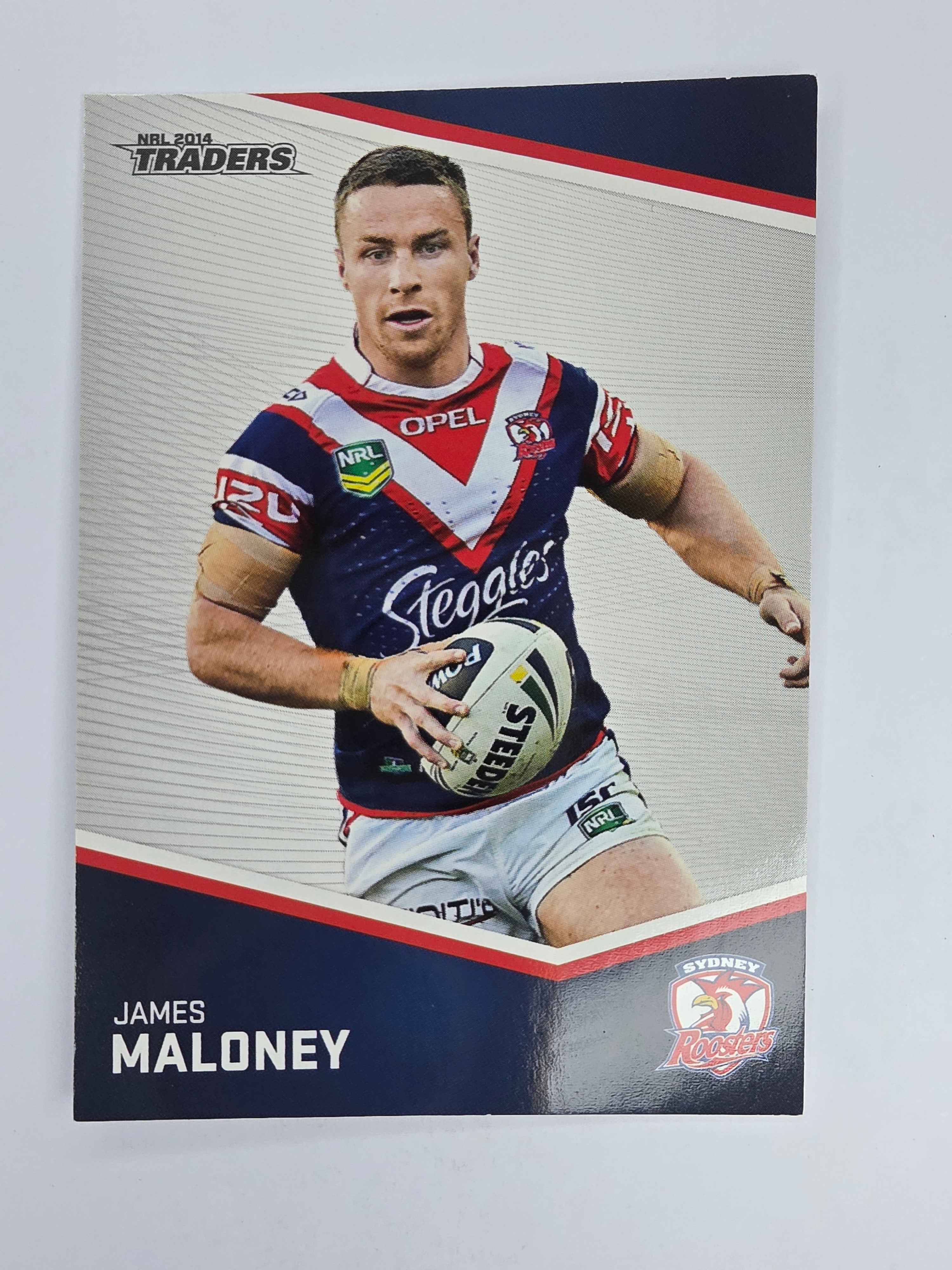 NRL 2014 Traders Base Card #148 James Maloney Sydney Roosters