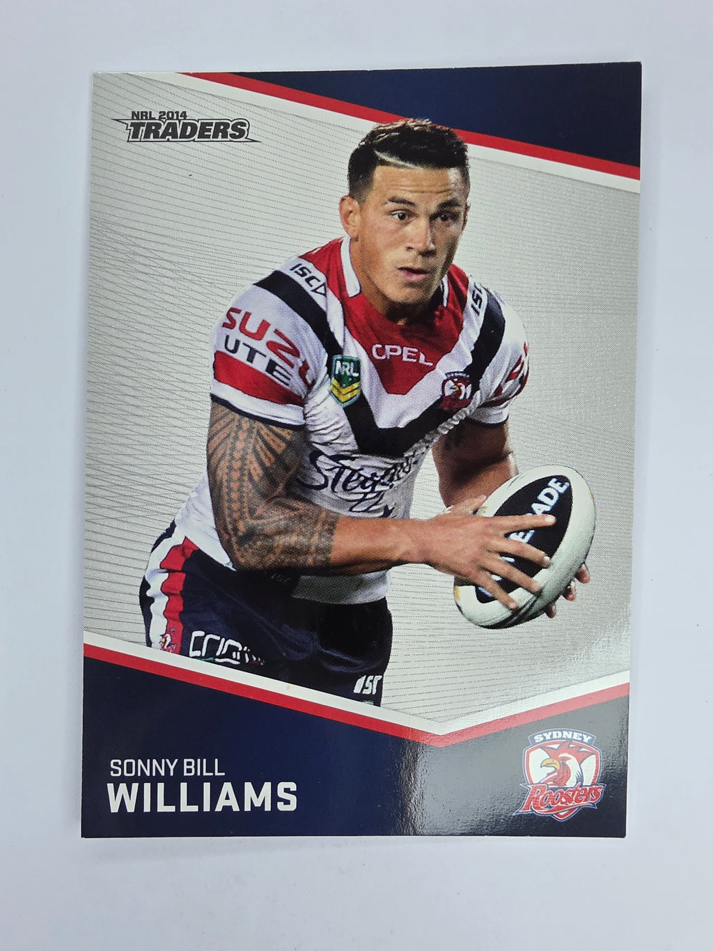 NRL 2014 Traders Base Card #154 Sonny Bill Williams Sydney Roosters