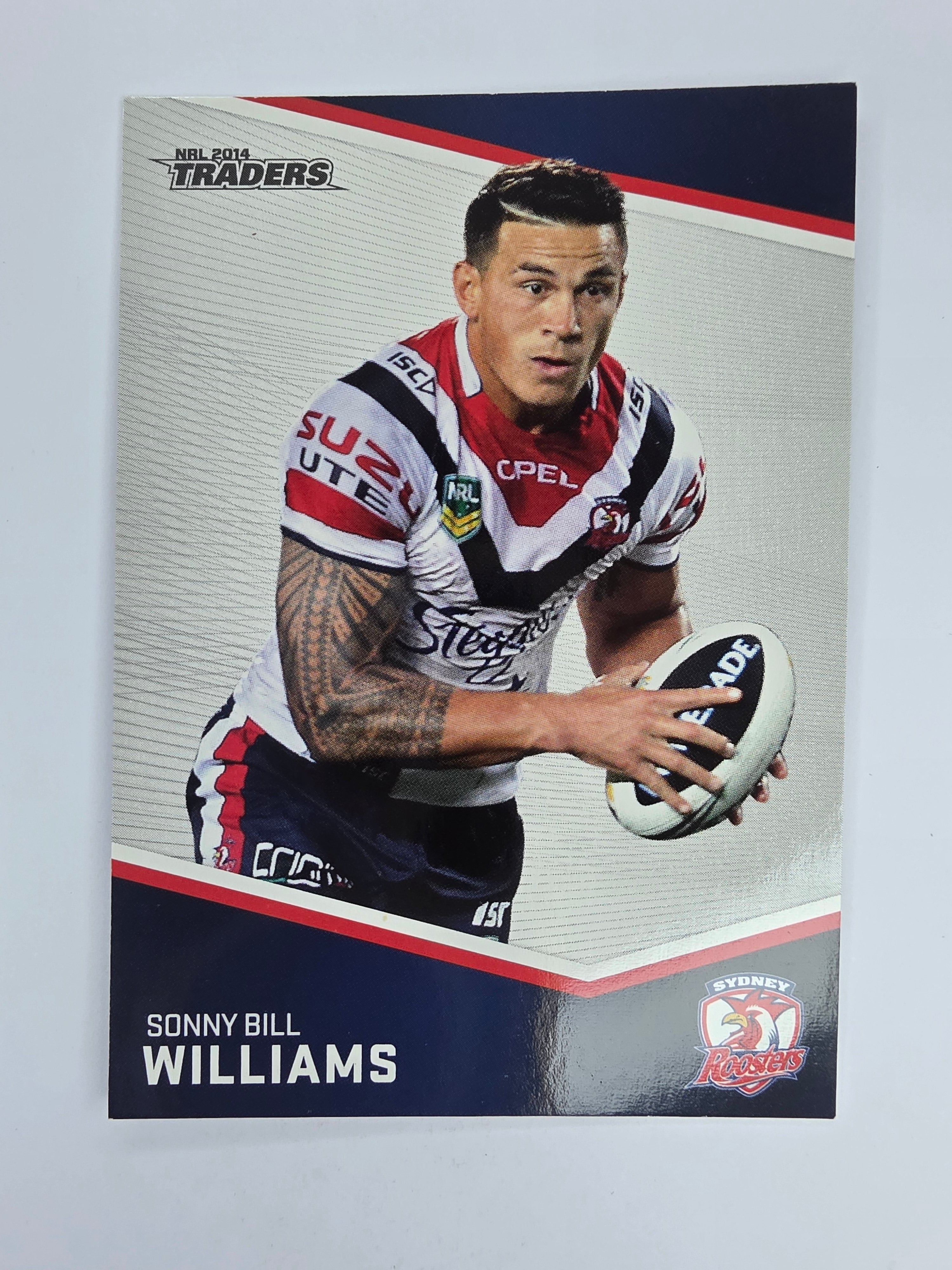 NRL 2014 Traders Base Card #154 Sonny Bill Williams Sydney Roosters