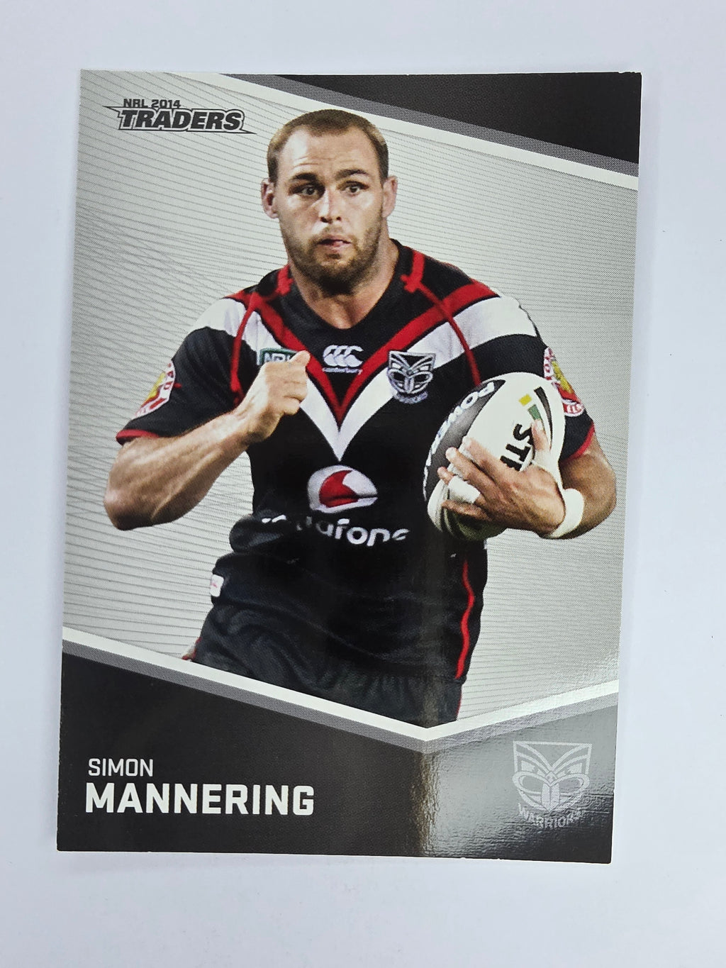 NRL 2014 Traders Base Card #155 Simon Mannering New Zealand Warriors