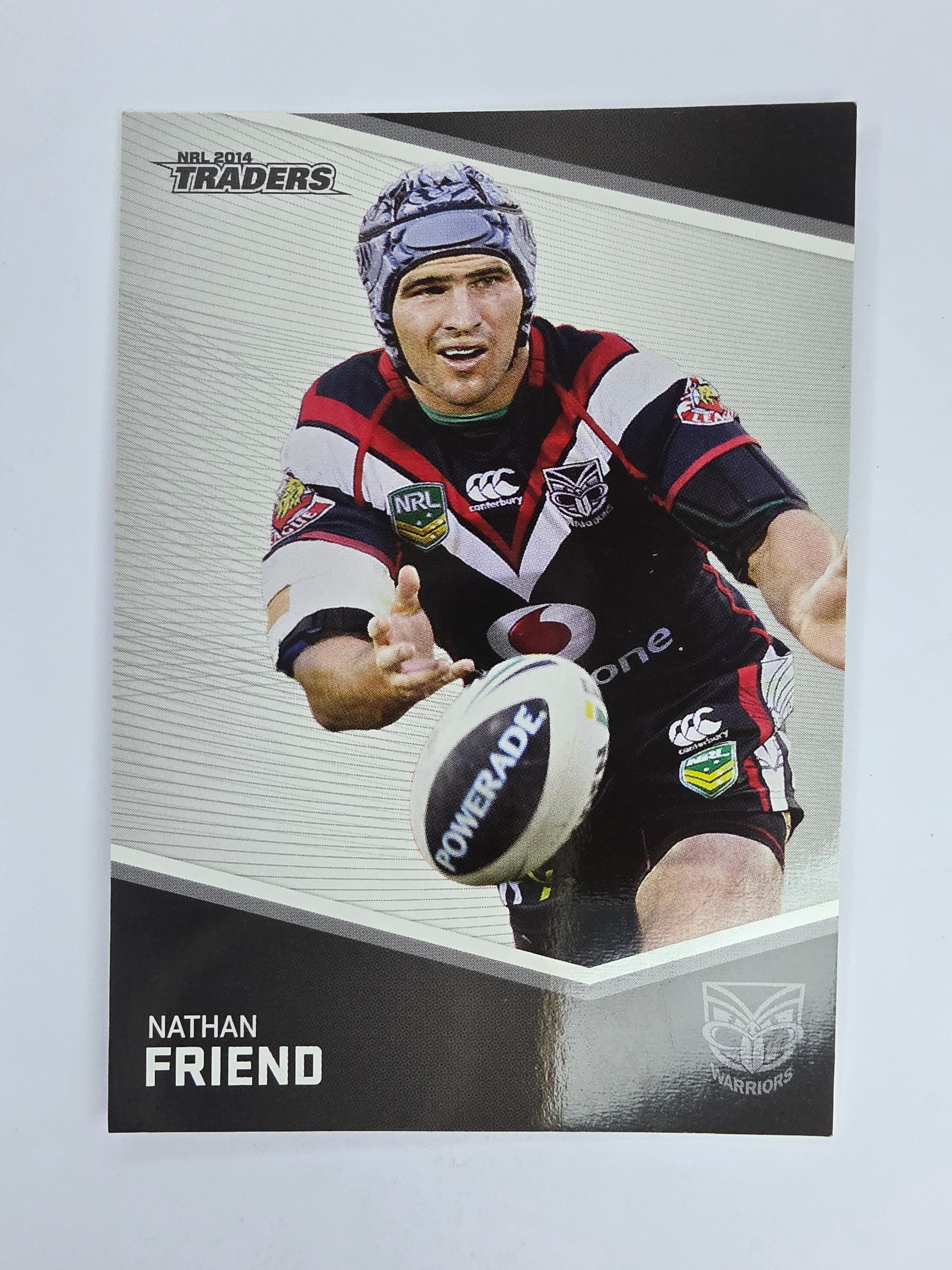 NRL 2014 Traders Base Card #156 Nathan Friend New Zealand Warriors