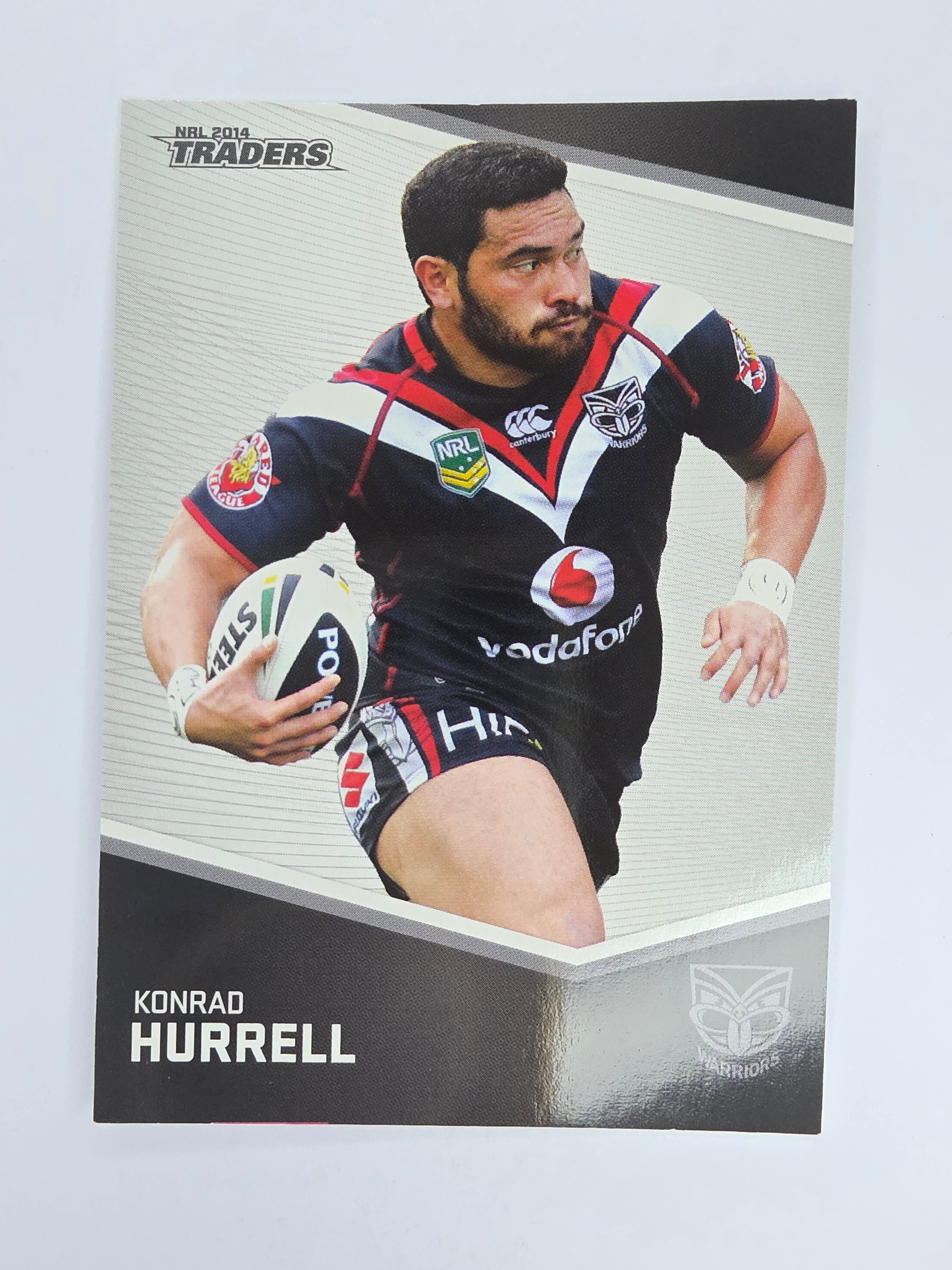 NRL 2014 Traders Base Card #157 Konrad Hurrell New Zealand Warriors