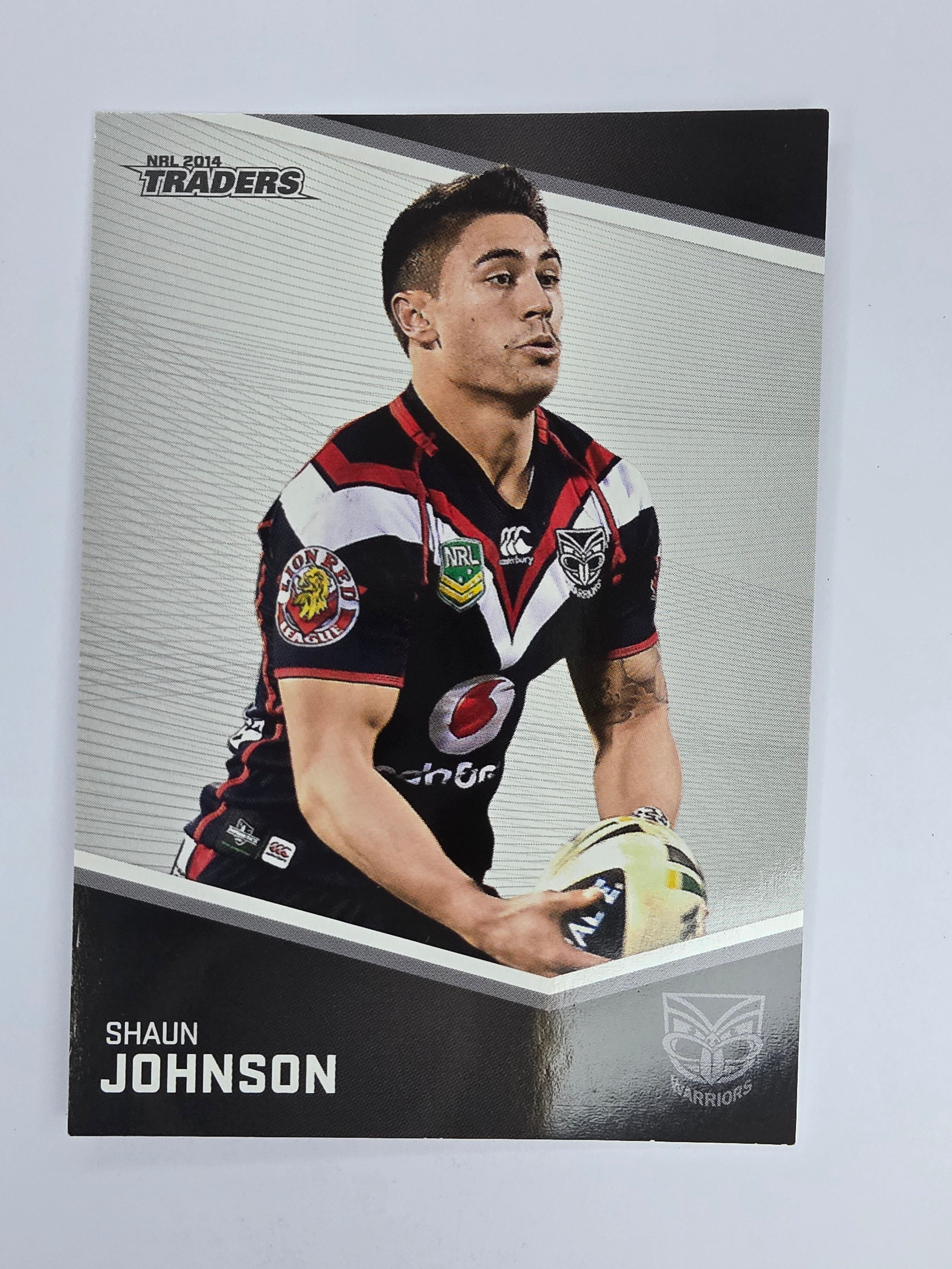 NRL 2014 Traders Base Card #158 Shaun Johnson New Zealand Warriors