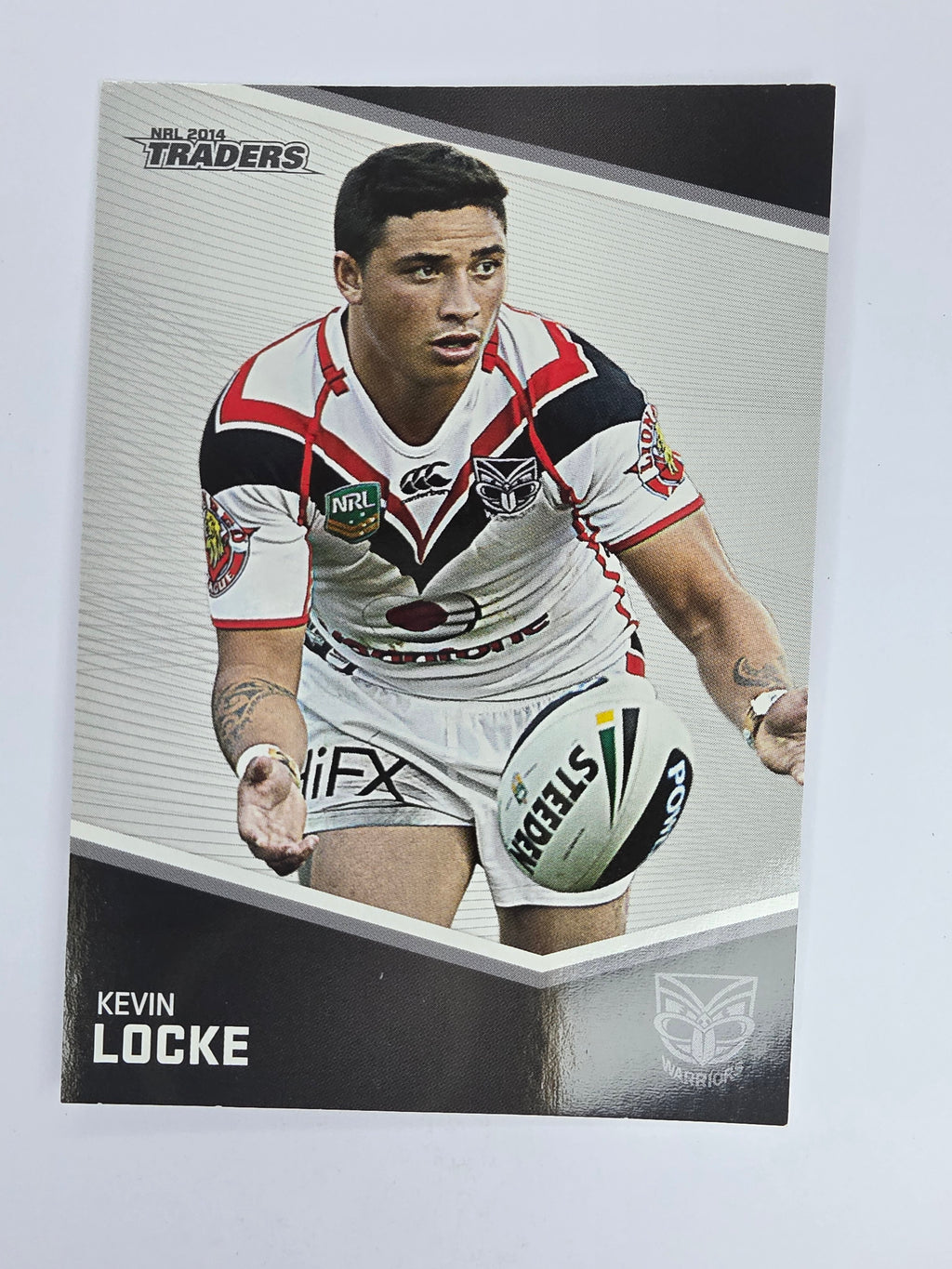 NRL 2014 Traders Base Card #161 Kevin Locke New Zealand Warriors