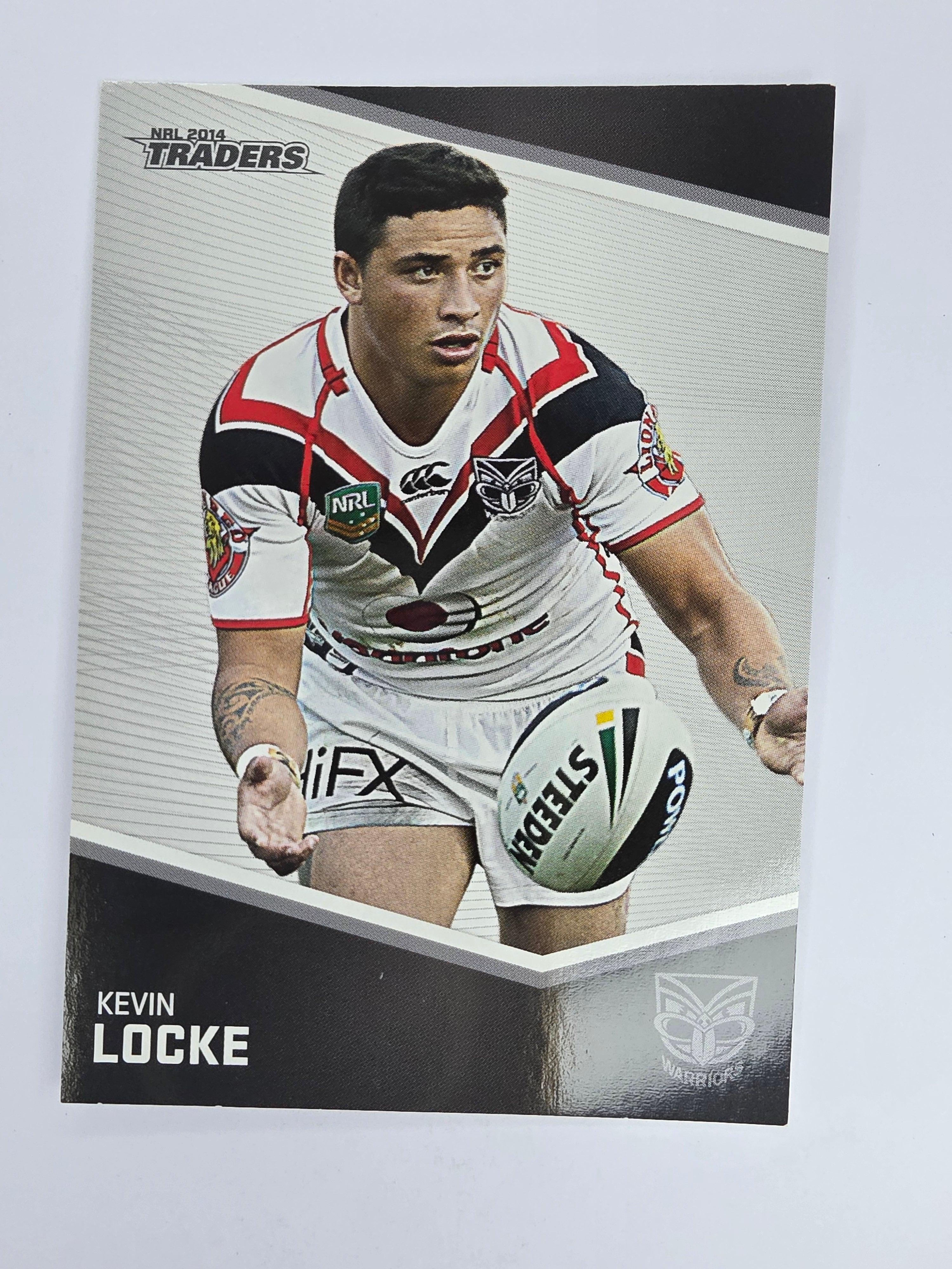 NRL 2014 Traders Base Card #161 Kevin Locke New Zealand Warriors