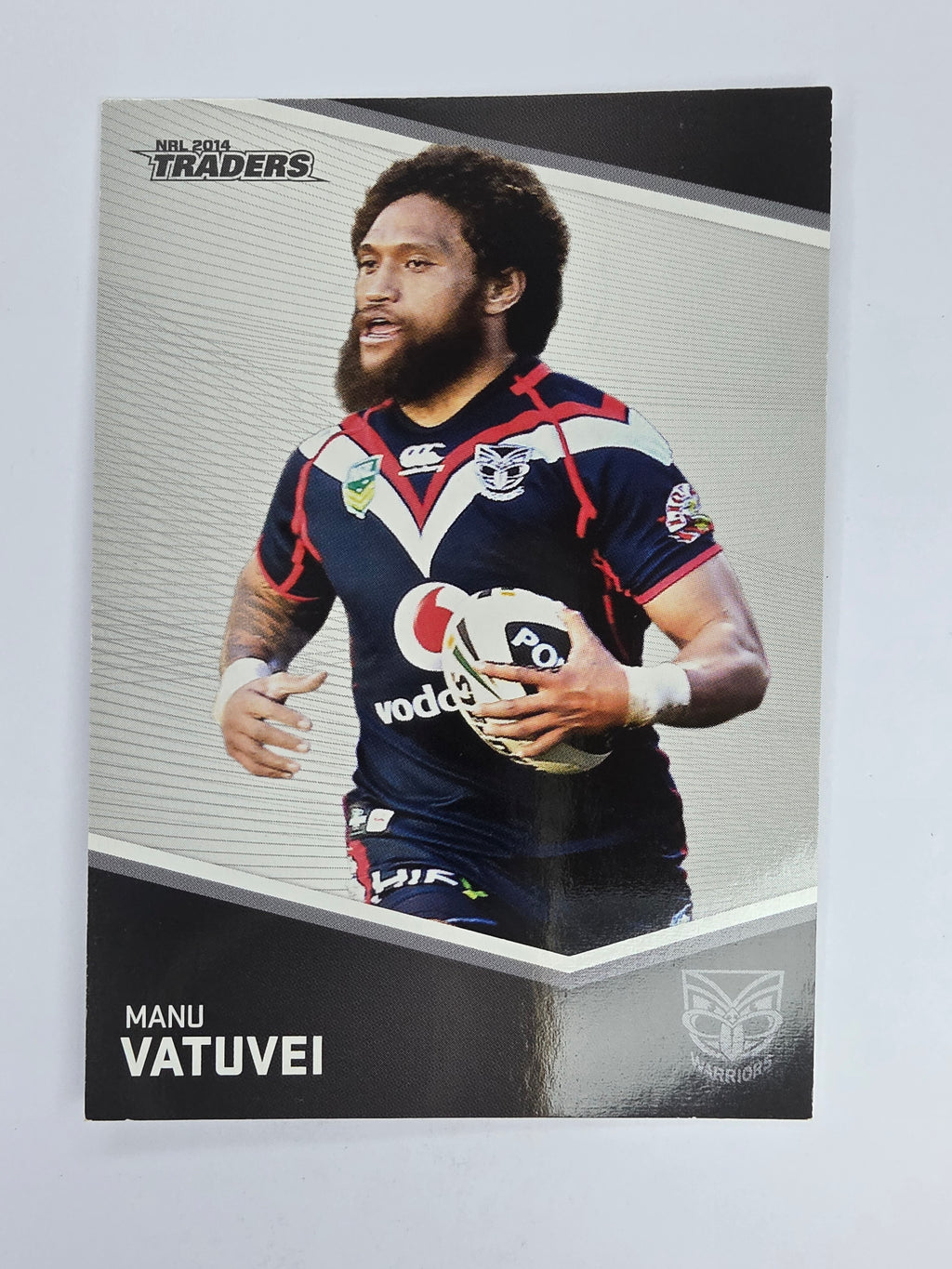 NRL 2014 Traders Base Card #165 Manu Vatuvei New Zealand Warriors