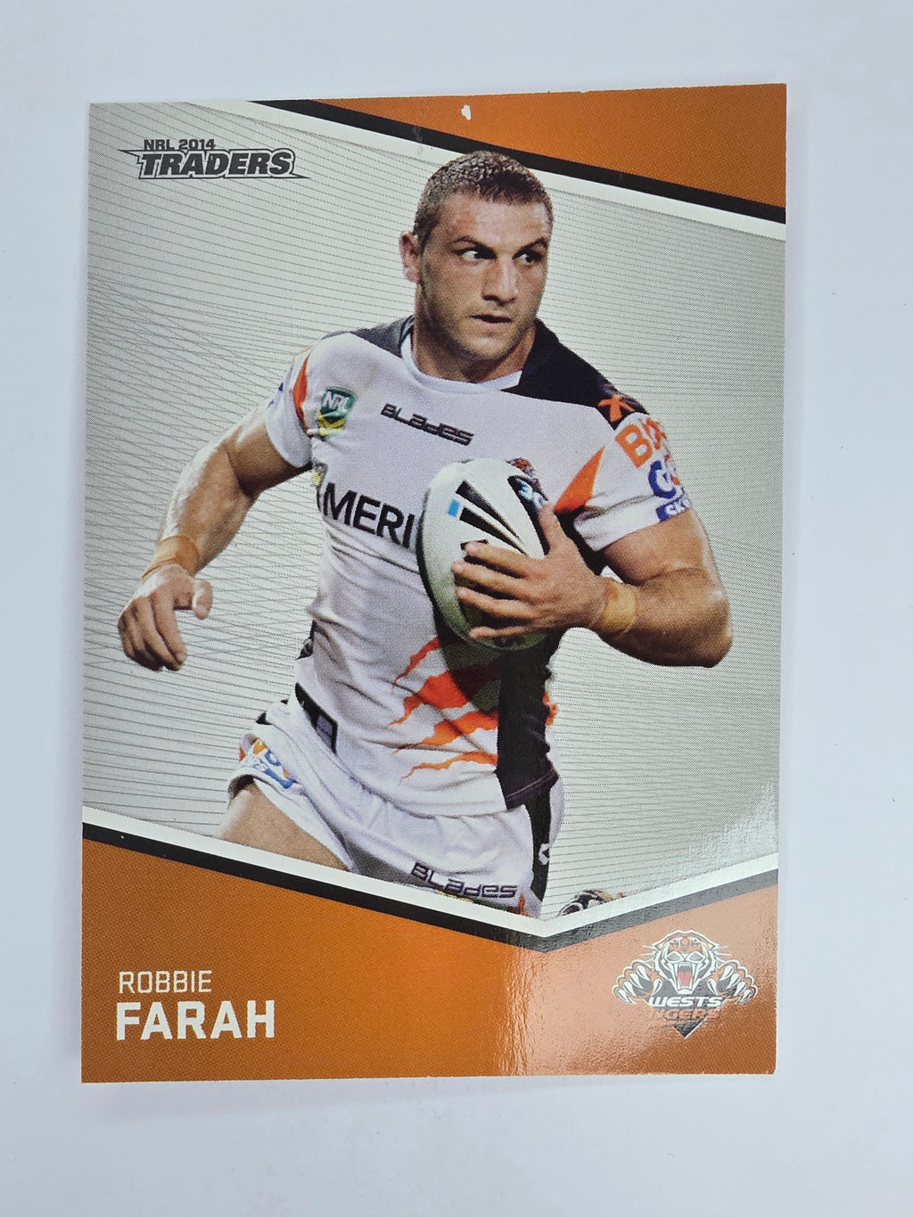 NRL 2014 Traders Base Card #166 Robbie Farah Wests Tigers