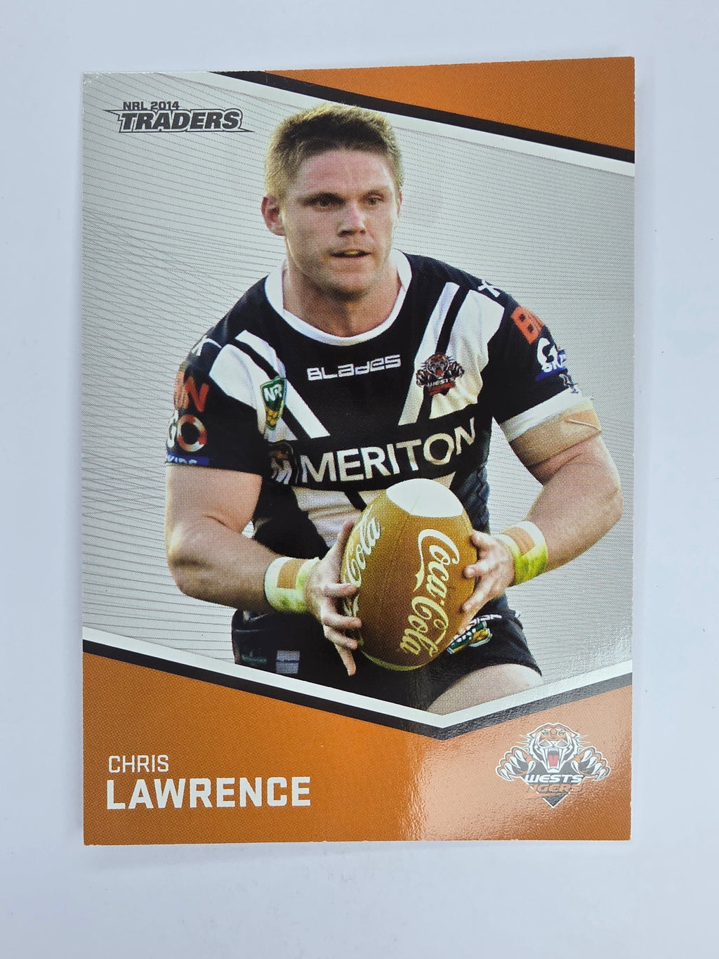 NRL 2014 Traders Base Card #172 Chris Lawrence Wests Tigers