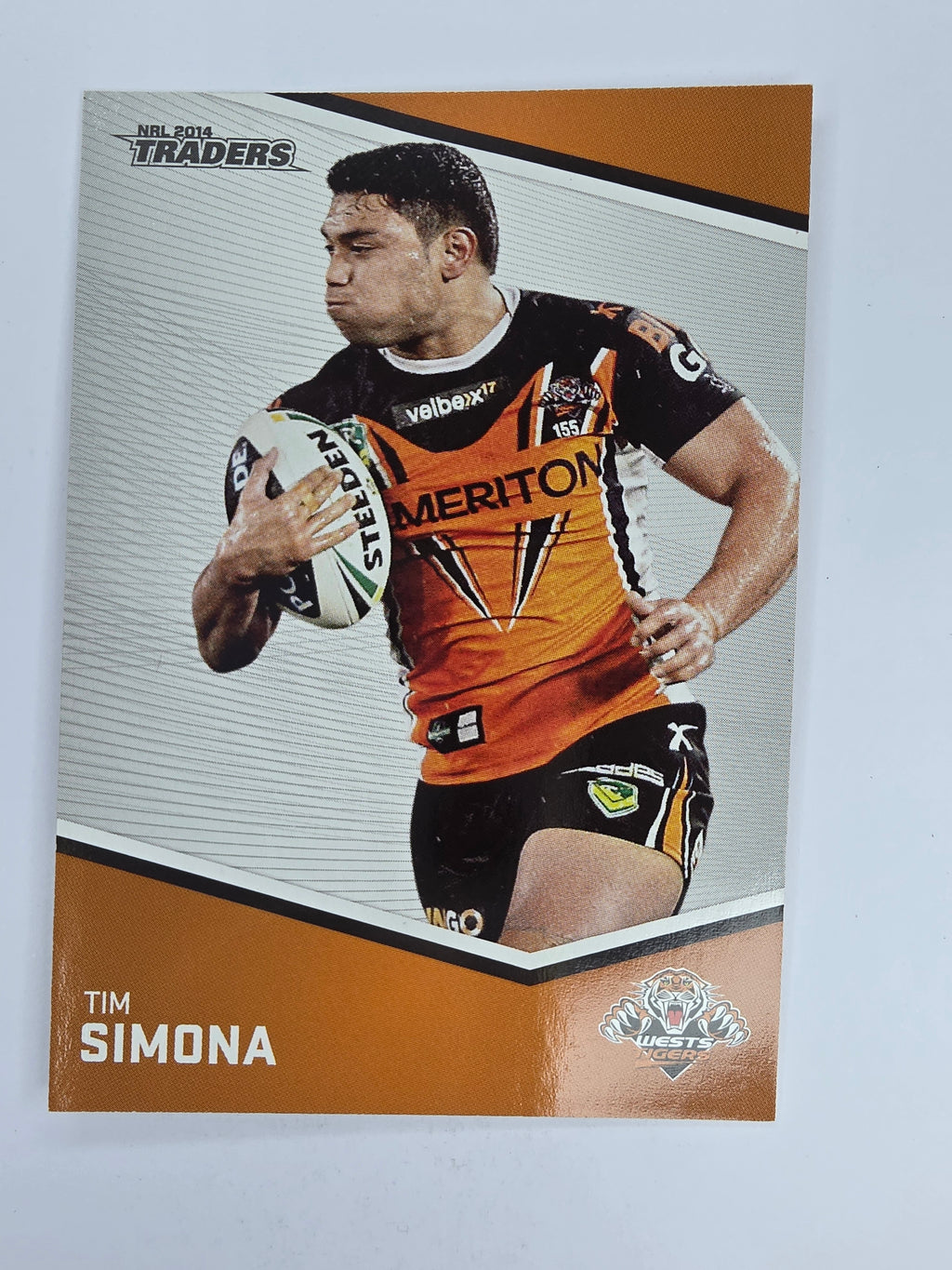 NRL 2014 Traders Base Card #173 Tim Simona Wests Tigers
