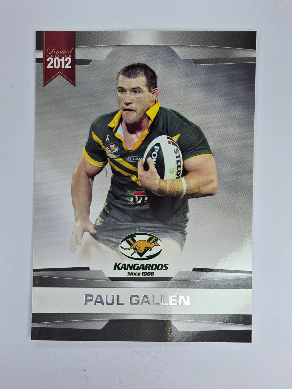 NRL 2012 Limited Edition Base Card #3 Paul Gallen Australia