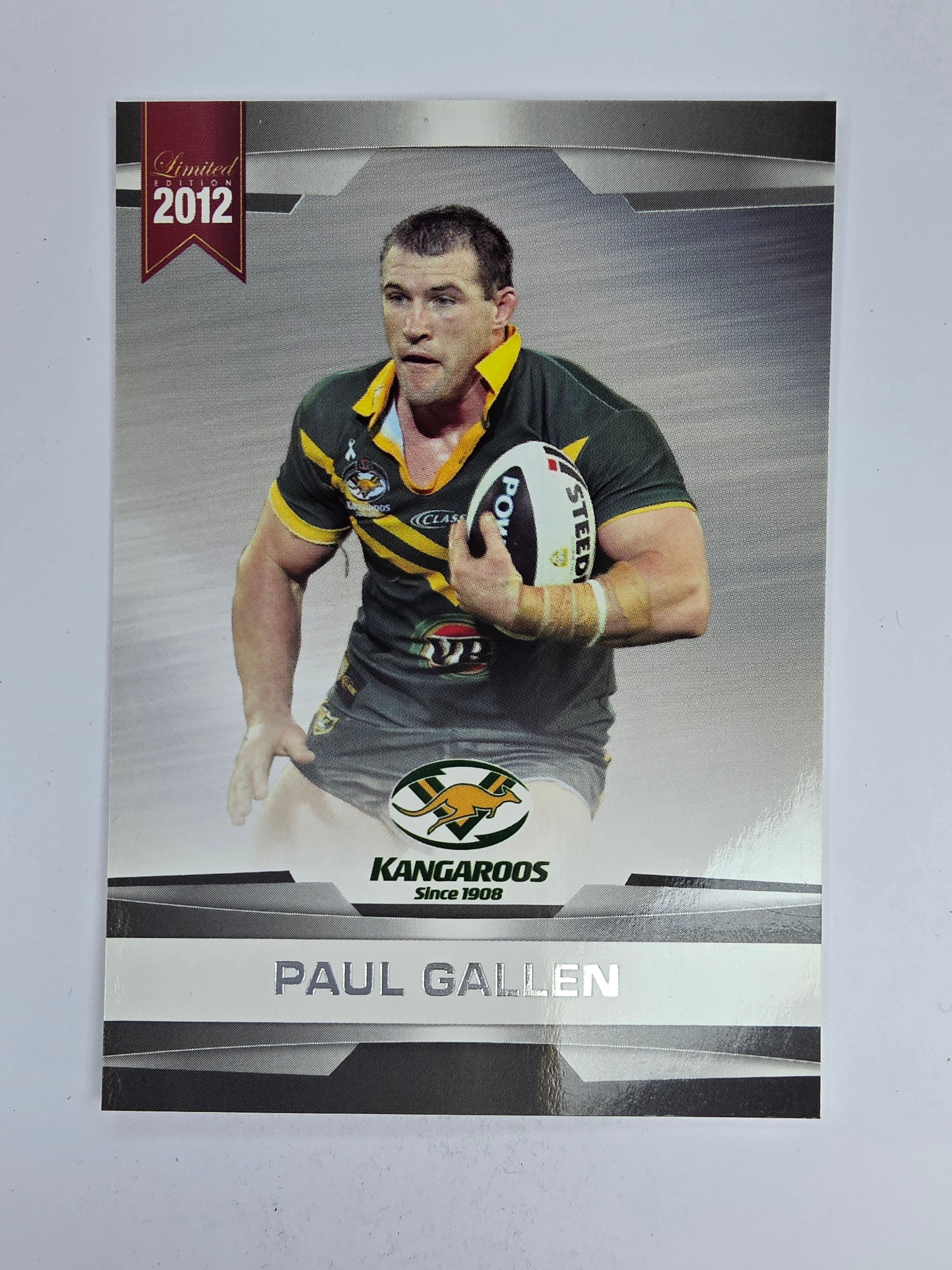 NRL 2012 Limited Edition Base Card #3 Paul Gallen Australia