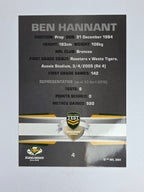 NRL 2012 Limited Edition Base Card #4 Ben Hannant Australia