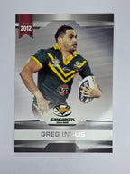 NRL 2012 Limited Edition Base Card #6 Greg Inglis Australia