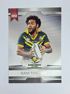 NRL 2012 Limited Edition Base Card #9 Sam Thaiday Australia