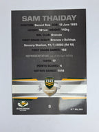 NRL 2012 Limited Edition Base Card #9 Sam Thaiday Australia