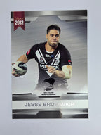 NRL 2012 Limited Edition Base Card #13 Jesse Bromwich New Zealand