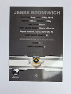 NRL 2012 Limited Edition Base Card #13 Jesse Bromwich New Zealand
