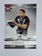NRL 2012 Limited Edition Base Card #15 Alex Glenn New Zealand