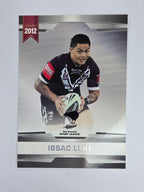 NRL 2012 Limited Edition Base Card #19 Issac Luke New Zealand