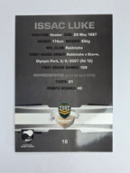 NRL 2012 Limited Edition Base Card #19 Issac Luke New Zealand