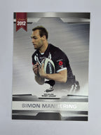 NRL 2012 Limited Edition Base Card #20 Simon Mannering New Zealand