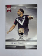 NRL 2012 Limited Edition Base Card #21 Benji Marshall New Zealand