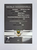NRL 2012 Limited Edition Base Card #21 Benji Marshall New Zealand