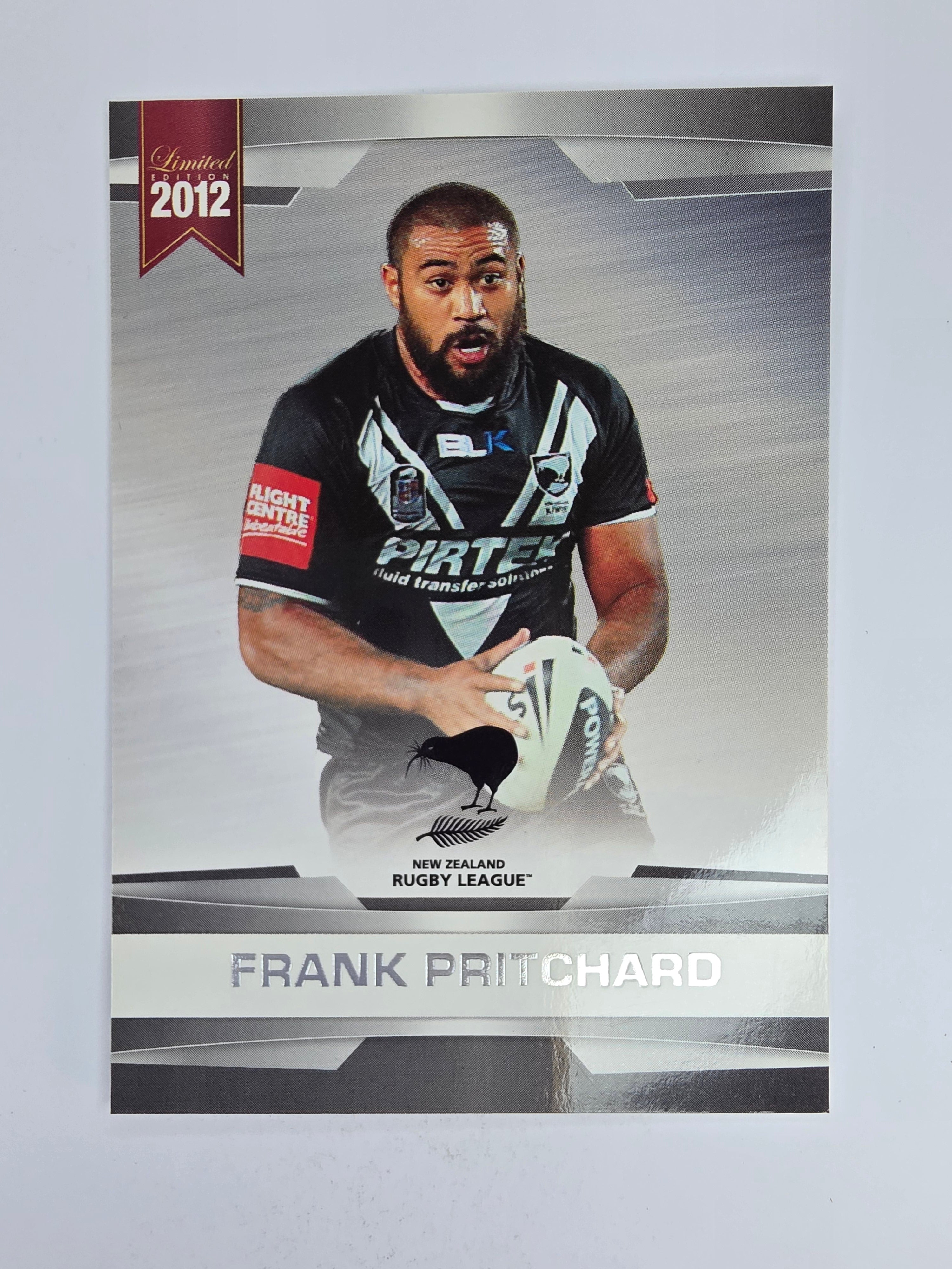 NRL 2012 Limited Edition Base Card #24 Frank Pritchard New Zealand