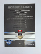 NRL 2012 Limited Edition Base Card #27 Robbie Farah State of Origin NSW