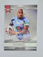 NRL 2012 Limited Edition Base Card #35 Akuila Uate State of Origin NSW