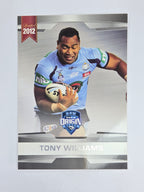 NRL 2012 Limited Edition Base Card #36 Tony Williams State of Origin NSW