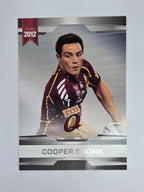 NRL 2012 Limited Edition Base Card #38 Cooper Cronk State of Origin QLD