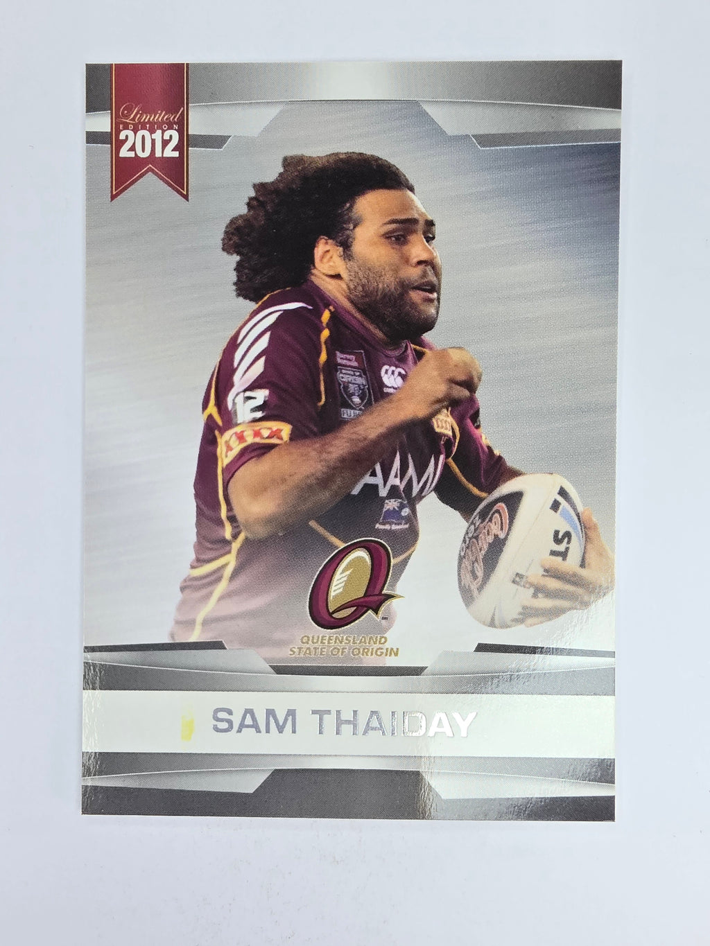 NRL 2012 Limited Edition Base Card #47 Sam Thaiday State of Origin QLD