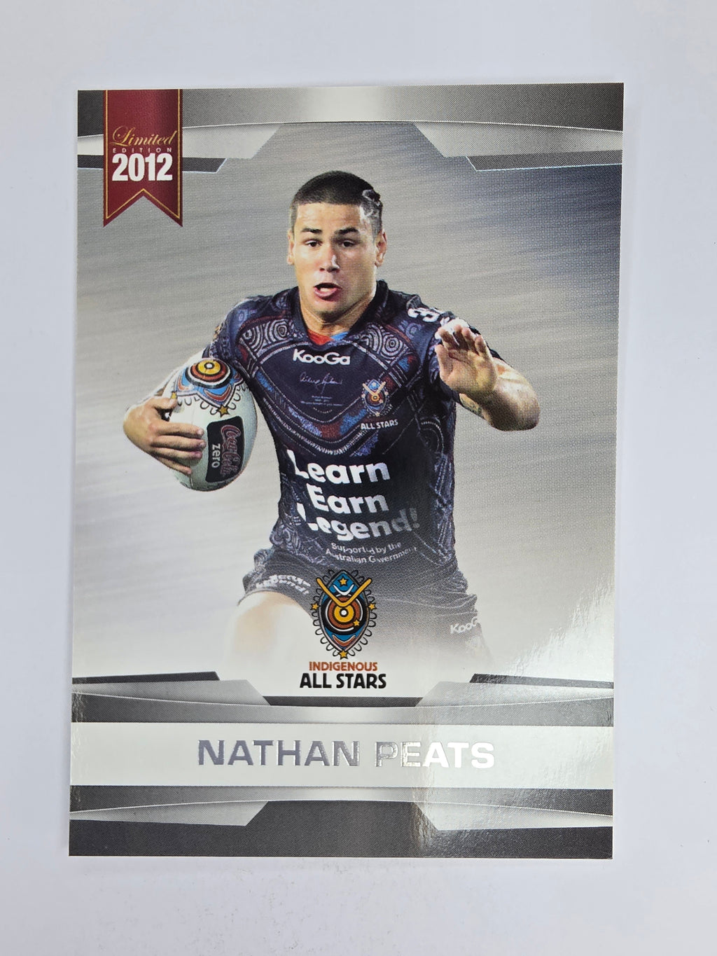 NRL 2012 Limited Edition Base Card #55 Nathan Peats All Stars Indigenous