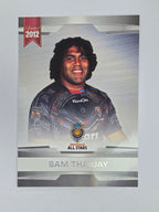 NRL 2012 Limited Edition Base Card #58 Sam Thaiday All Stars Indigenous