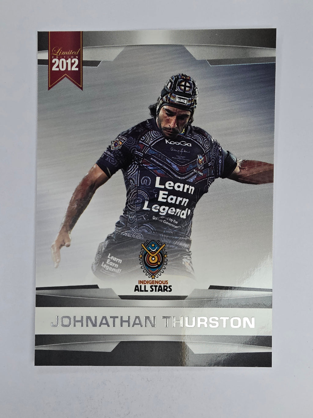 NRL 2012 Limited Edition Base Card #59 Johnathan Thurston All Stars Indigenous