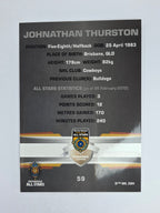 NRL 2012 Limited Edition Base Card #59 Johnathan Thurston All Stars Indigenous