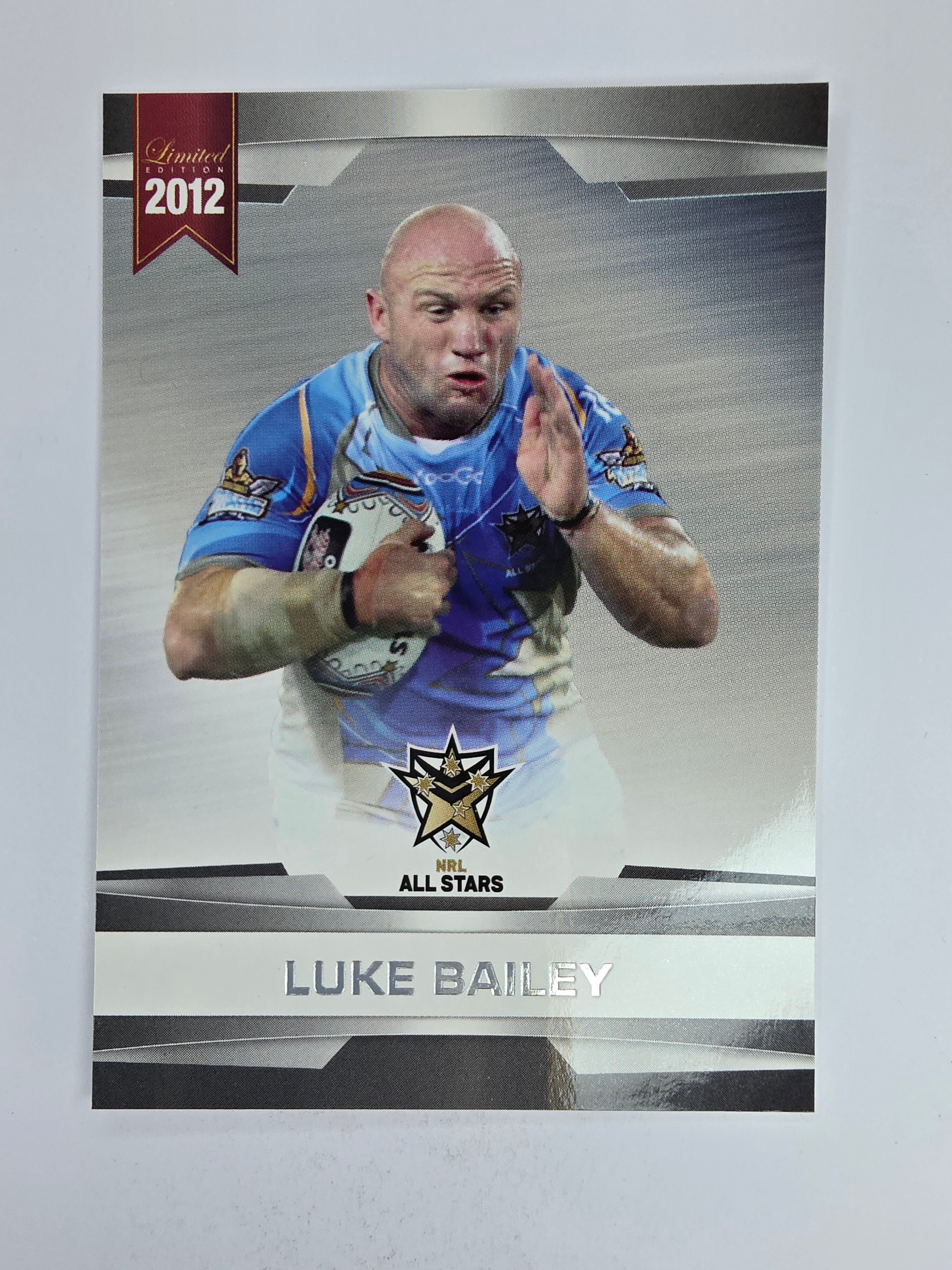NRL 2012 Limited Edition Base Card #61 Luke Bailey All Stars NRL