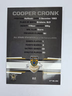 NRL 2012 Limited Edition Base Card #62 Cooper Cronk All Stars NRL