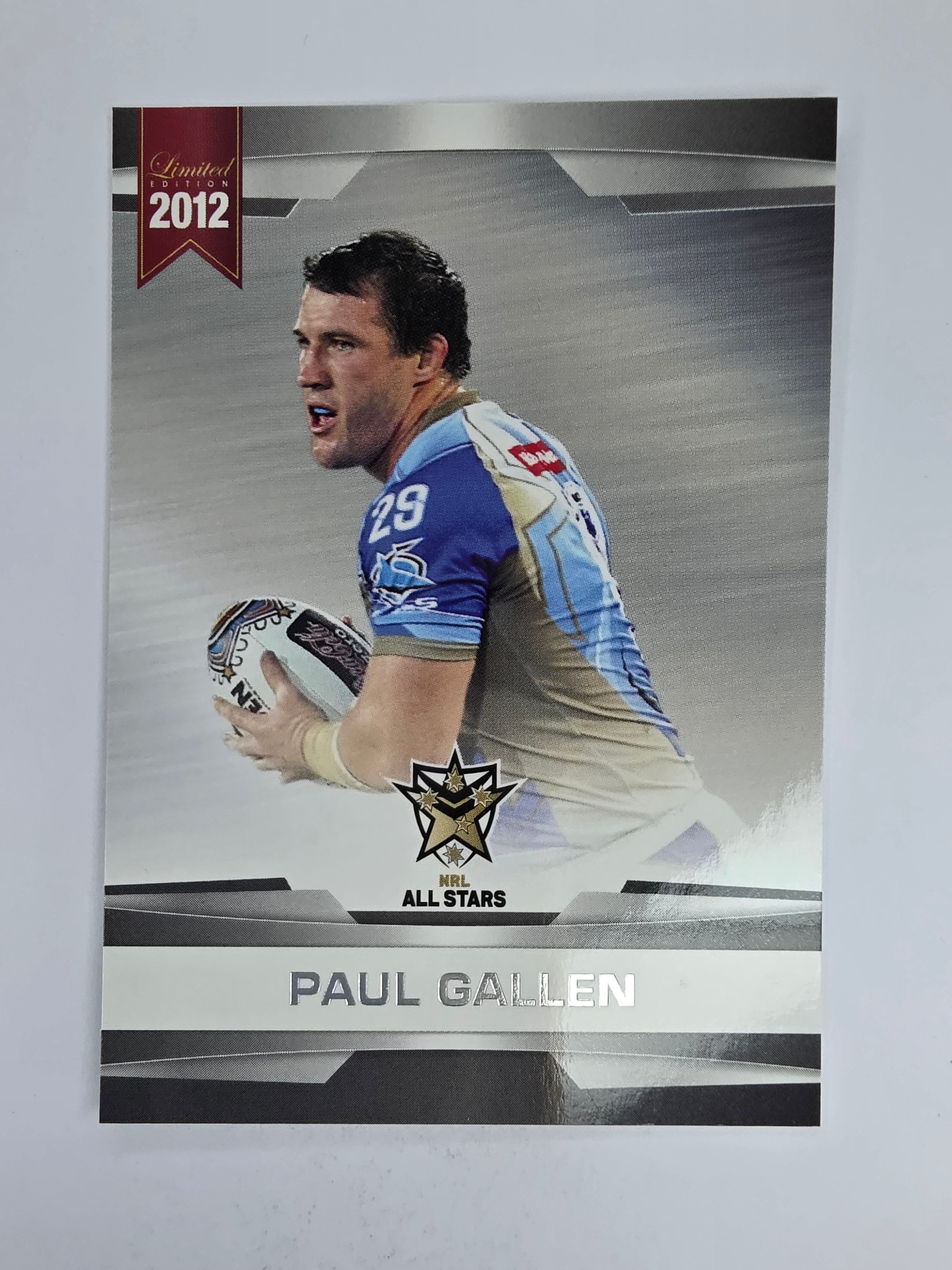 NRL 2012 Limited Edition Base Card #64 Paul Gallen All Stars NRL