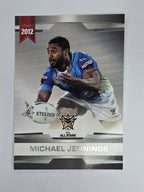 NRL 2012 Limited Edition Base Card #66 Michael Jennings All Stars NRL