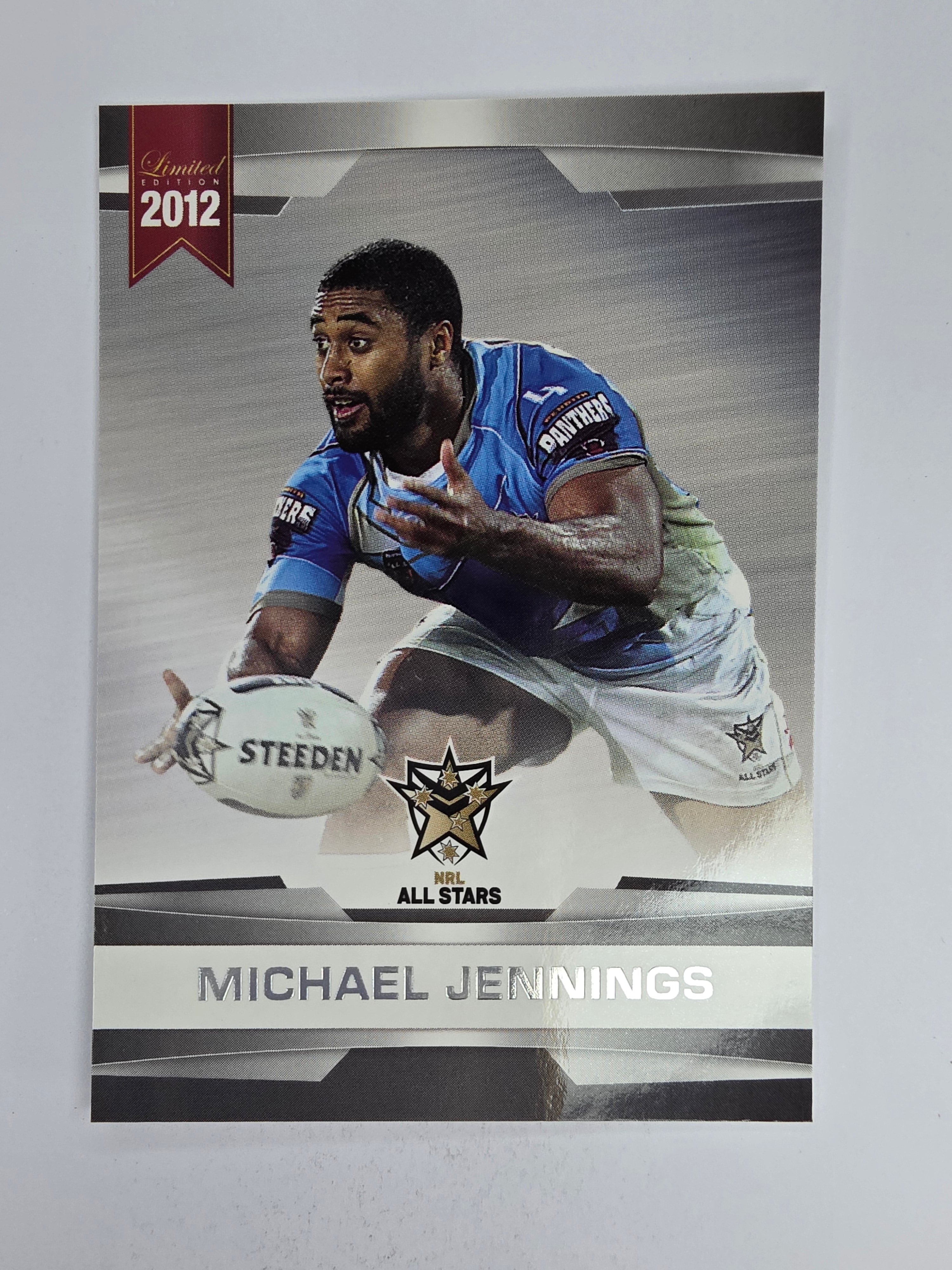 NRL 2012 Limited Edition Base Card #66 Michael Jennings All Stars NRL