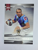 NRL 2012 Limited Edition Base Card #69 Jason Nightingale All Stars NRL