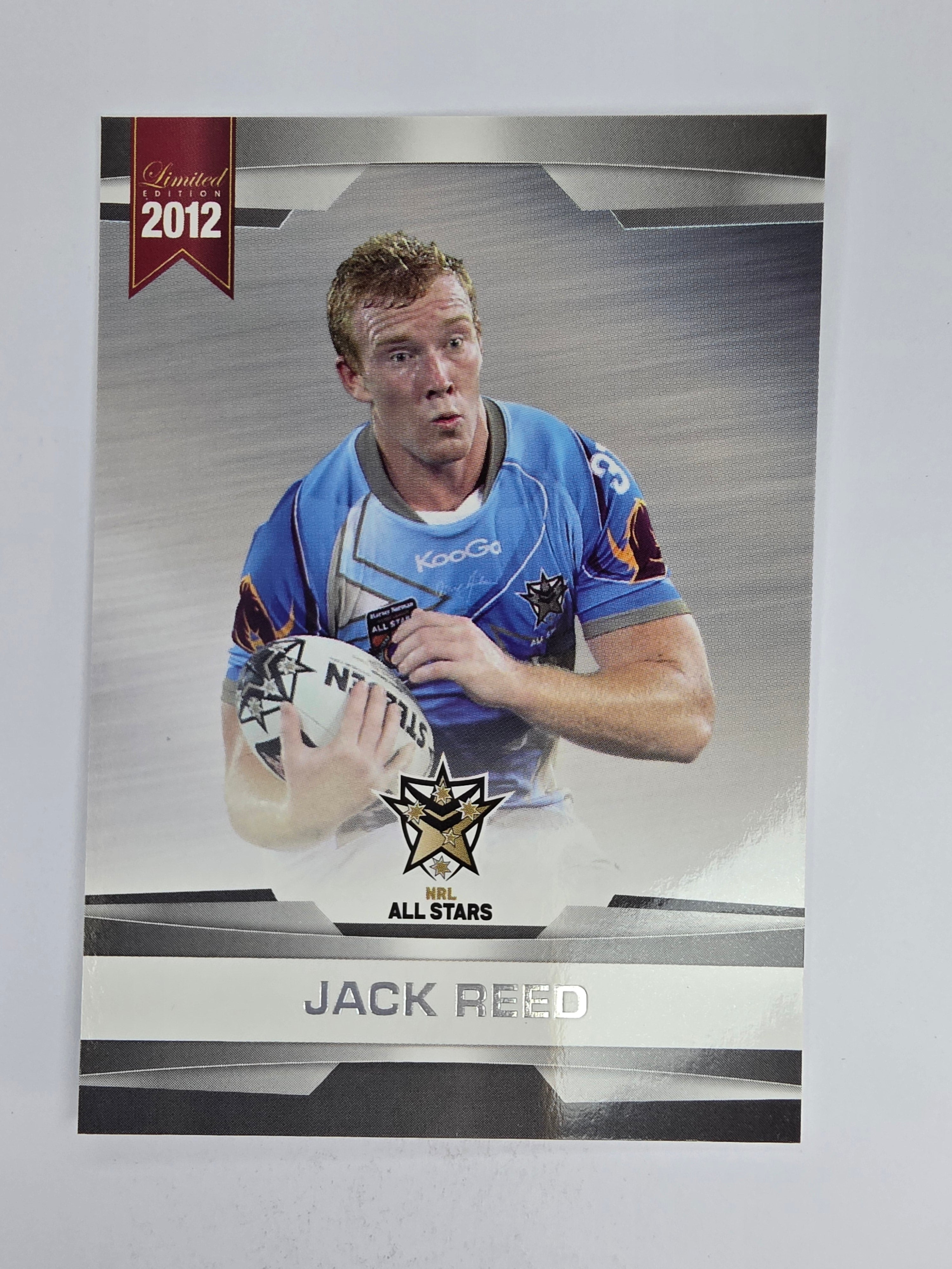 NRL 2012 Limited Edition Base Card #70 Jack Reed All Stars NRL