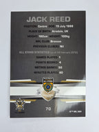 NRL 2012 Limited Edition Base Card #70 Jack Reed All Stars NRL