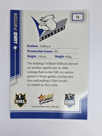 NRL 2007 Champions Base Card #16 Luke Patten Canterbury Bankstown Bulldogs
