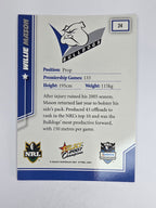 NRL 2007 Champions Base Card #24 Willie Mason Canterbury Bankstown Bulldogs