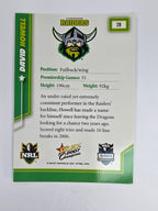 NRL 2007 Champions Base Card #28 David Howell Canberra Raiders
