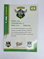 NRL 2007 Champions Base Card #29 Phil Graham Canberra Raiders