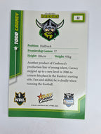 NRL 2007 Champions Base Card #32 Todd Carney Canberra Raiders